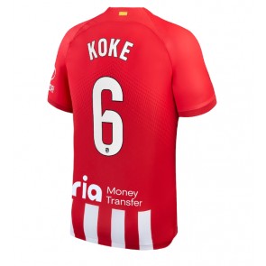 Atletico Madrid Koke #6 Domaci Dres 2023-24 Kratak Rukavima